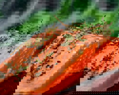 Recipe: Crispy salmon