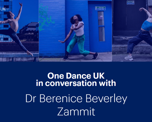 One Dance UK in conversation with Dr Berenice Beverley Zammit